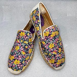 UGG Floral & Antique White Espadrillle SANDRINE-9